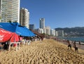 Sandy Acapulco Beach Royalty Free Stock Photo