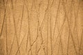 Sandy background closeup diagonal lines Royalty Free Stock Photo