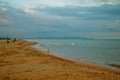 Sandy beach in Anapa.