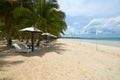 Sandy beach at Bantayan Island, Philippines Royalty Free Stock Photo