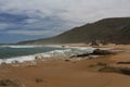 Sandy beach at Brenton on Sea Royalty Free Stock Photo