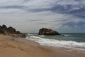 Sandy beach at Brenton on Sea Royalty Free Stock Photo