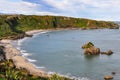 Sandy beach in Cape Foulwind, New Zealand