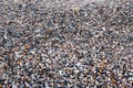 Structures such as sandy beach pebbles. Royalty Free Stock Photo