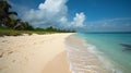 Sandy beach haven under the sun Royalty Free Stock Photo