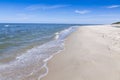 Sandy beach on Hel Peninsula, Baltic sea, Poland