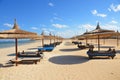 Sandy beach at hotel in Marsa Alam - Egypt