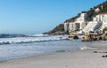 Sandy Beach at Hout Bay, Cape Town Royalty Free Stock Photo