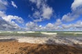 Sandy beach on Lake Superior Royalty Free Stock Photo
