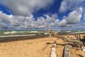 Sandy beach on Lake Superior Royalty Free Stock Photo