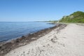 Sandy beach at Langeland island Denmark Royalty Free Stock Photo
