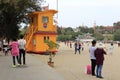 Sandy beach life saving station