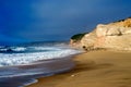 Sandy Beach near Obidos, Portugal Royalty Free Stock Photo