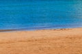 Sandy beach of Red sea in Hurghada, Egypt Royalty Free Stock Photo