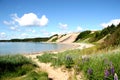 Sandy Beach in Rural Newfoundl Royalty Free Stock Photo