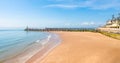Sandy beach and sea in Ramsgate Royalty Free Stock Photo