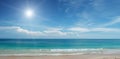 Sandy Beach And Sun