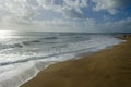 Sandy Beach sunrise near Gladstone Royalty Free Stock Photo