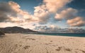 Algajola beach in Balagne region of Corsica Royalty Free Stock Photo