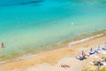 Sandy beach Varkotopos, resort Bali, Crete, Greece