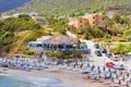 Sandy beach Varkotopos, resort Bali, Crete, Greece