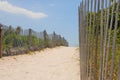 Sandy Beach Walkway Royalty Free Stock Photo