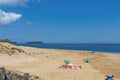 Sandy beaches of Porto Santo island, Madeira archipelago Royalty Free Stock Photo