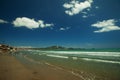 sandy beaches of Zakynthos, Zakintos, Greek island in the Ionian sea, west of Peloponnese Royalty Free Stock Photo