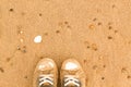 Sandy Chucks Royalty Free Stock Photo