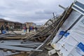 Sandy Debris on Beach