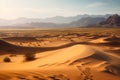 sandy desert scape generative ai