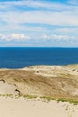 Sandy dunes, Curonian Spit , Lithuania. Royalty Free Stock Photo