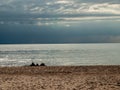 Sandy dunes of Tuja beach Royalty Free Stock Photo