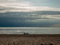 Sandy dunes of Tuja beach Royalty Free Stock Photo