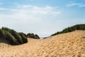 Sandy Formby Beach near Liverpool on a sunny day Royalty Free Stock Photo