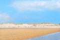 Sandy Formby Beach near Liverpool on a sunny day