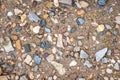 Sandy gravel background with many colors1