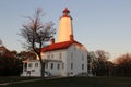 Sandy Hook Lighthouse, the oldest working lighthouse in the United States, built in 1764