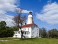 Sandy Hook Lighthouse in Sandy Hook, New Jersey Royalty Free Stock Photo