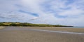 Sandy Irish beach on a summer day. landscape of Ireland