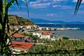 Sandy island of Susak harbor Royalty Free Stock Photo