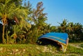 Sandy Marari beach near the city Kochi of India