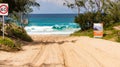 A Sandy Path the the Beach Royalty Free Stock Photo