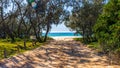 A Sandy Path the the Beach Royalty Free Stock Photo