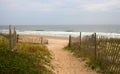 Sandy path to the beach Royalty Free Stock Photo