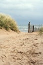 Sandy path to the beach Royalty Free Stock Photo