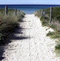 Sandy Path to the Beach Royalty Free Stock Photo