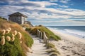 Sandy Path to Charming Beach House