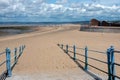 Sandy path to Morecombe beach