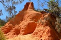 Sandy pinnacle formation of Red Canyon in Great Sandy National P